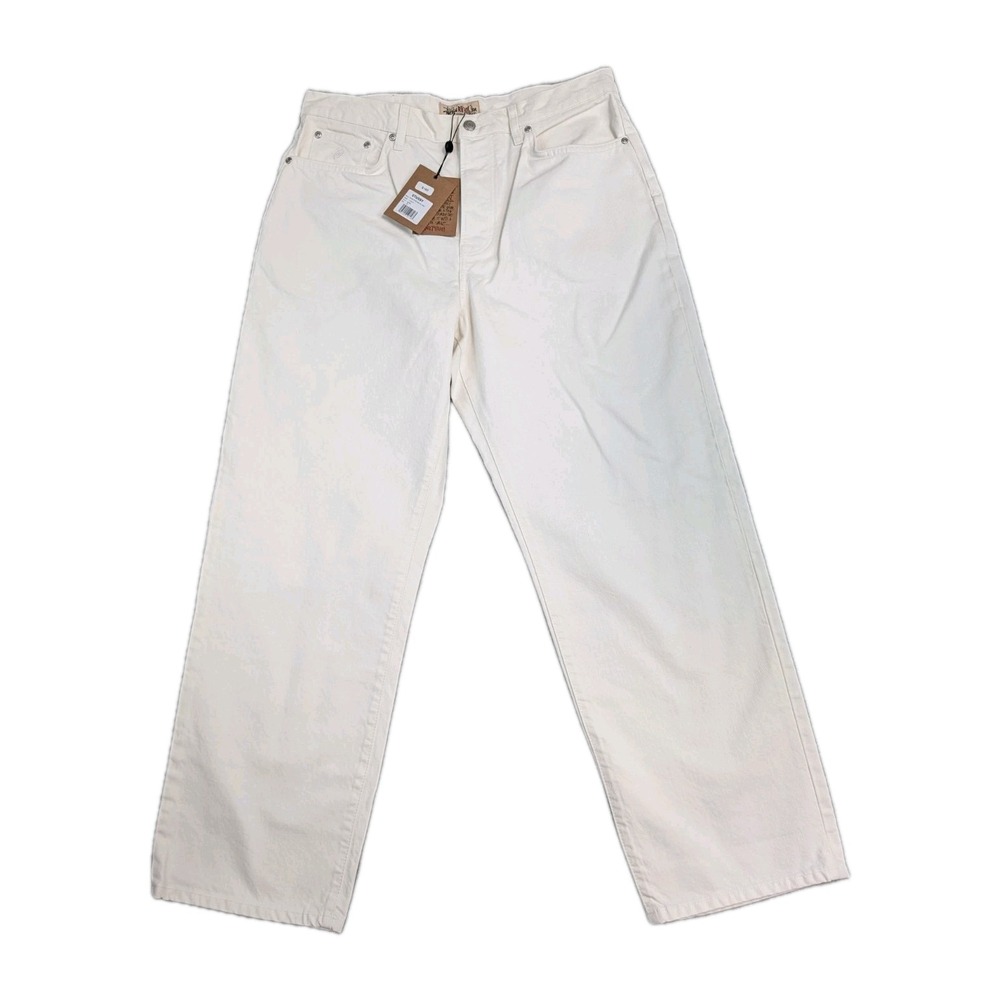 Stussy Men's Relaxed Jeans in White